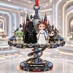 Our Galactic Family Christmas Ornament - Personalized Gifts For Family 05ohdt131026-Homacus