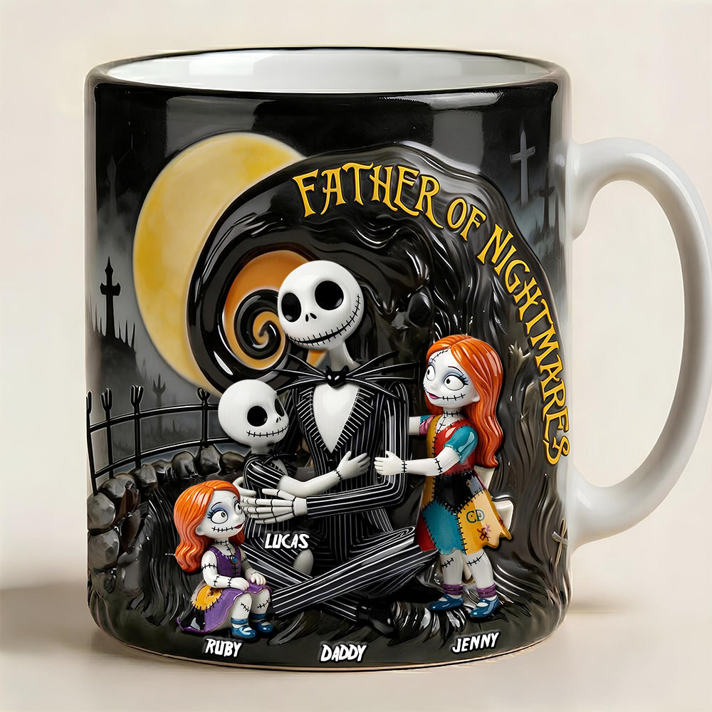 Spooky Dad Coffee Mug - Personalized Gifts For Dads 01OHDT040526-Homacus