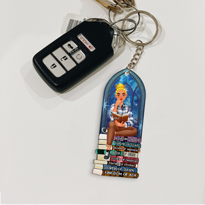 Personalized Gifts For Book Lover Keychain 09HUPU271224PA-Homacus