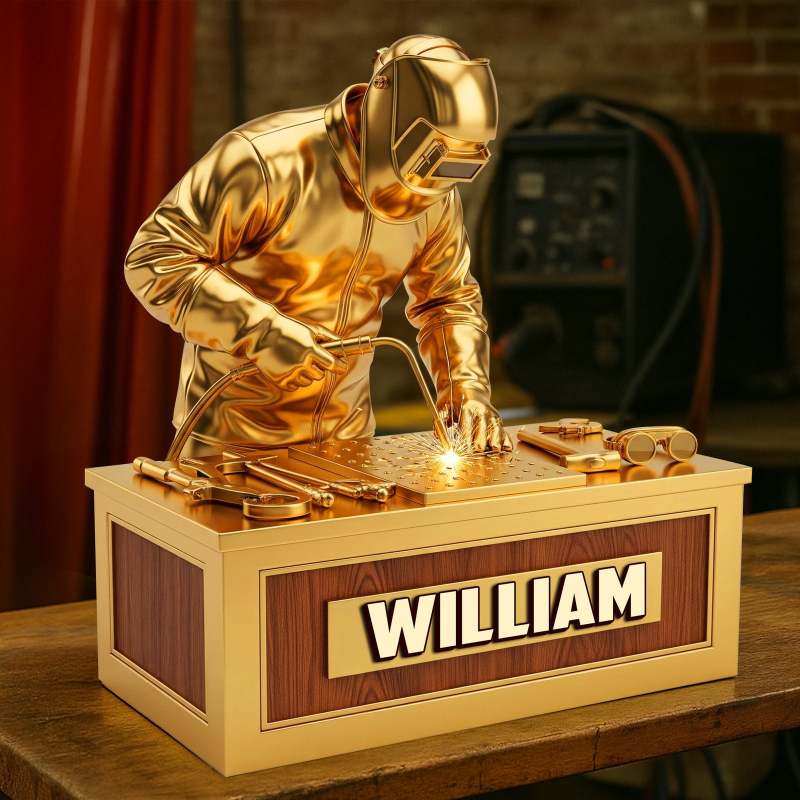 Proud Skilled Welder Acrylic Plaque - Personalized Gifts For Welders 02OHLU140725-Homacus