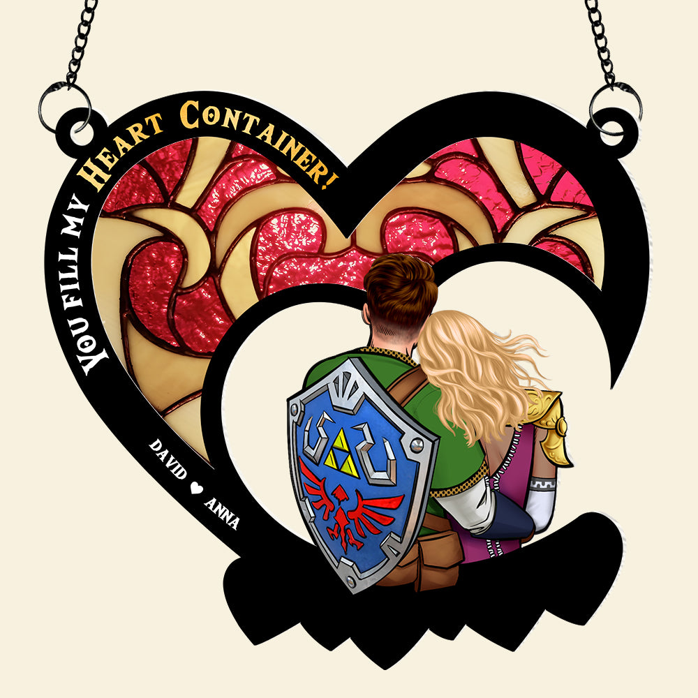 Personalized Gifts For Couple Suncatcher Ornament 02hupu180524hh-Homacus