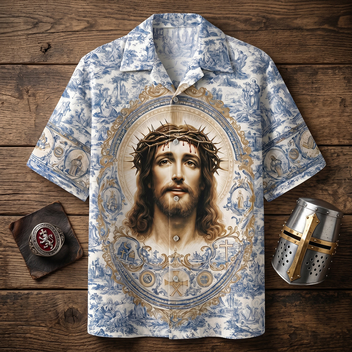 Jesus Christ Hawaiian Shirt - Personalized Gifts For Christians 01hutn180626-Homacus