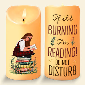 Personalized Gift For Book Lovers LED Candle 01TGDT041224HG-Homacus