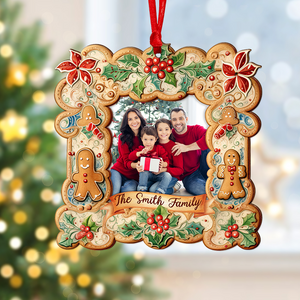 Custom Photo Gifts For Family Christmas Ornament 03hupu310824-Homacus