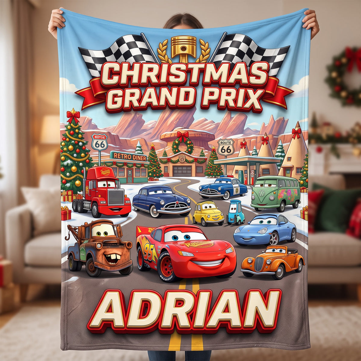 Grand Prix Racing Blanket - Personalized Gift For Racing Lovers 05TYLU211026-Homacus