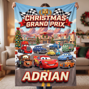 Grand Prix Racing Blanket - Personalized Gift For Racing Lovers 05TYLU211026-Homacus