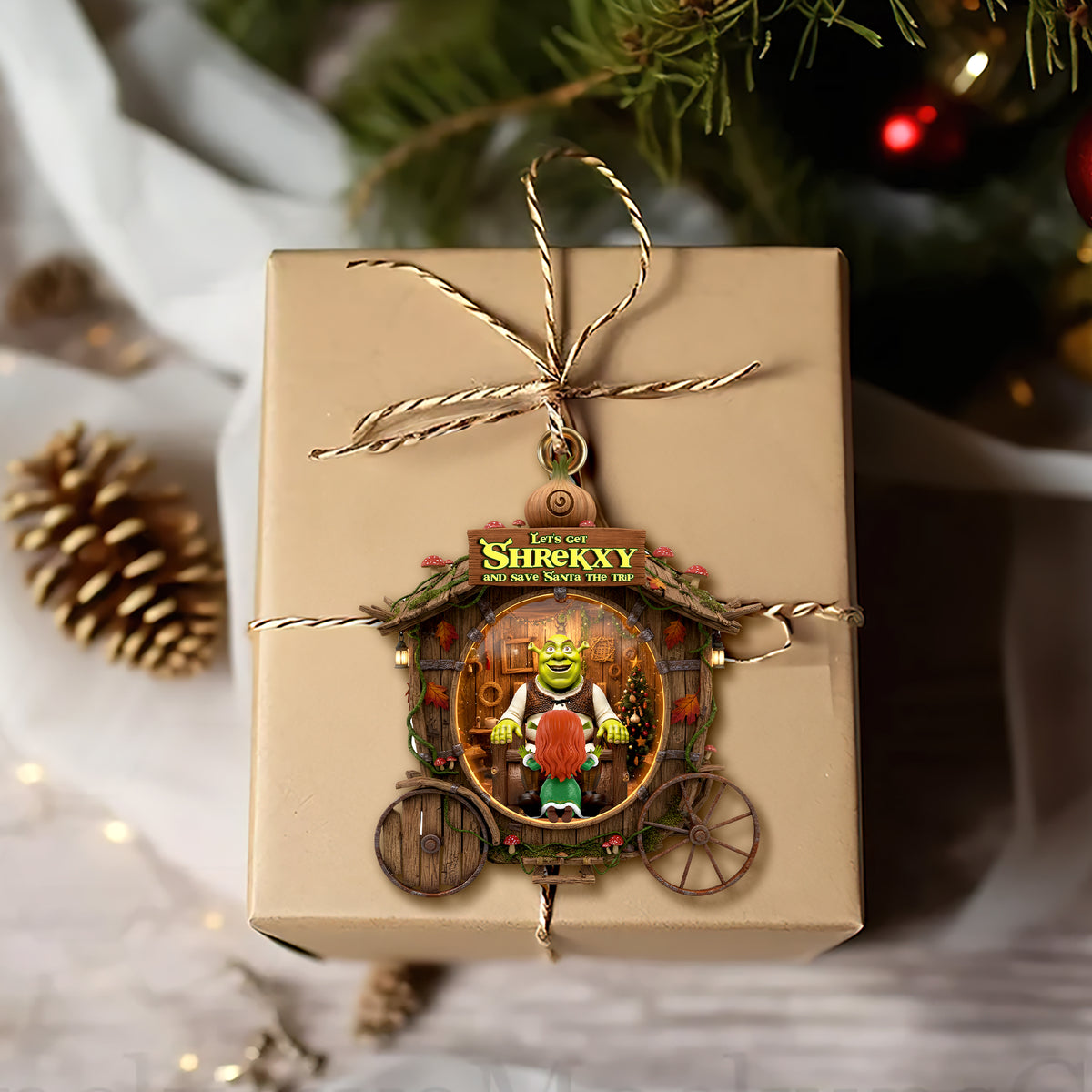 Spicy Swamp Couple Ornament - Personalized Christmas Gifts For Couples 01TOLU141025-Homacus