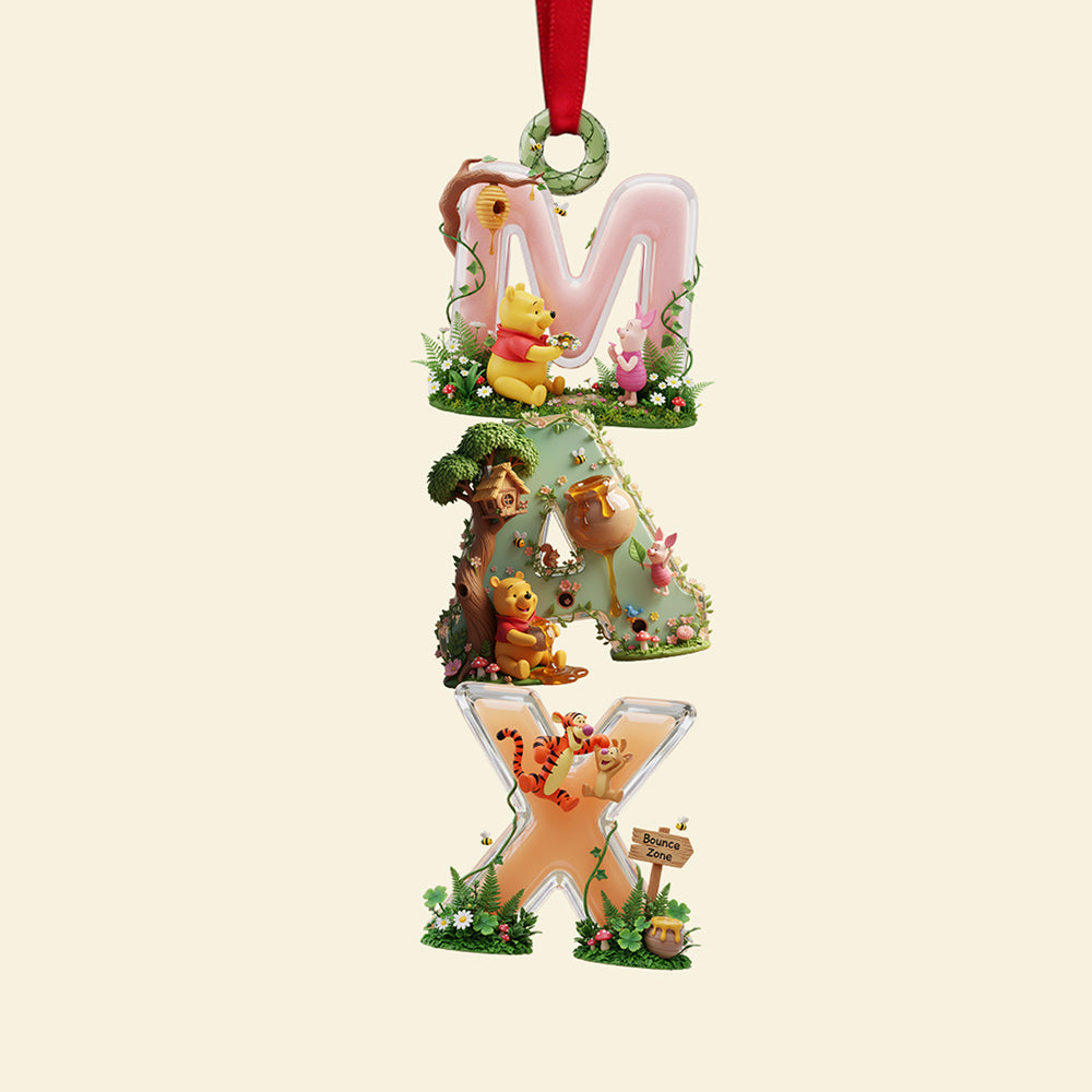 Lovely Alphabet Name Acrylic Ornament, Personalized Gifts For Christmas 02pata291025-Homacus