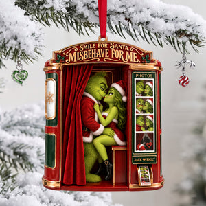 Cheeky Couple Acrylic Ornament - Personalized Gifts For Couples 06HALU160926-Homacus