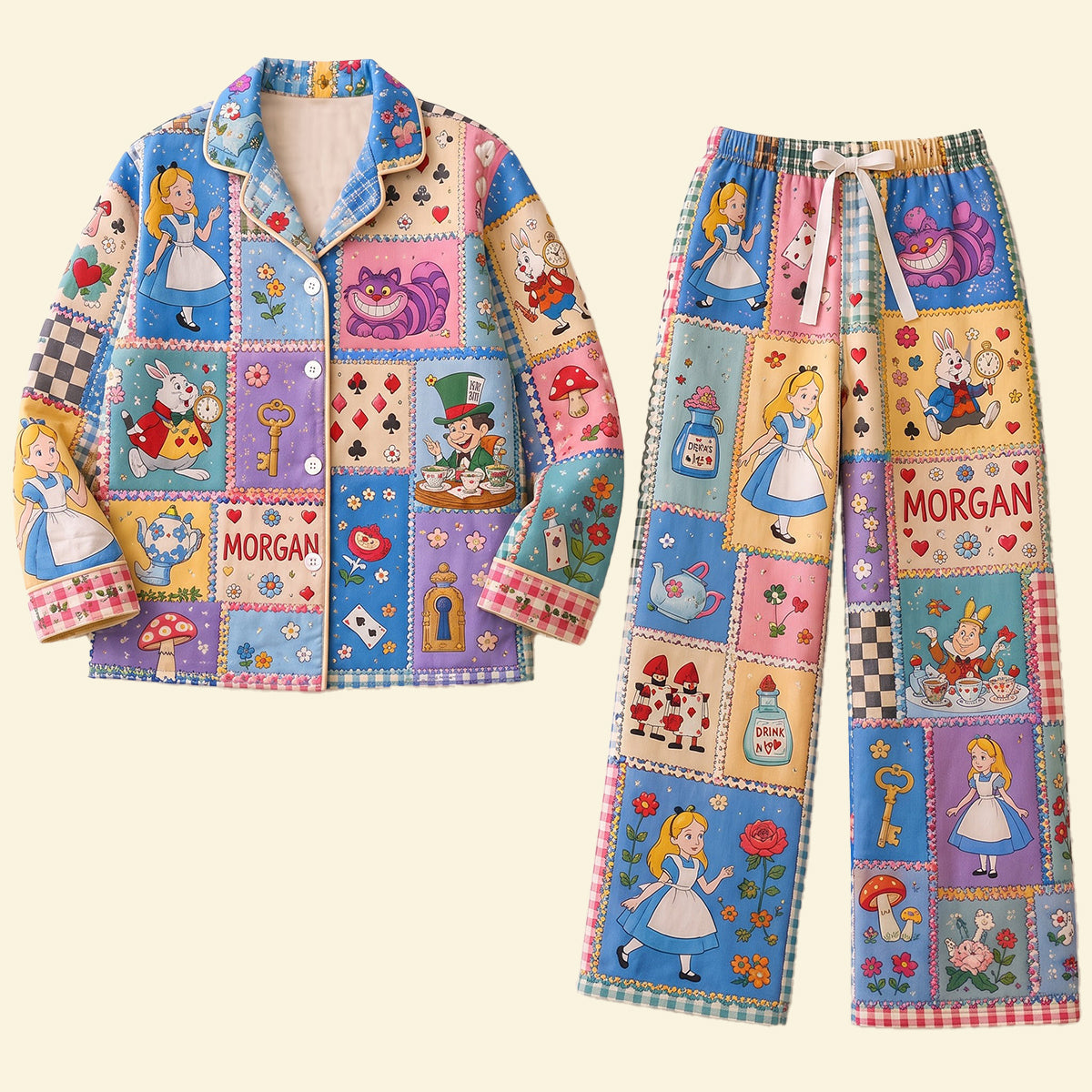 Fantastical Journey Pajama Set - Personalized Gifts 05natn280826-Homacus