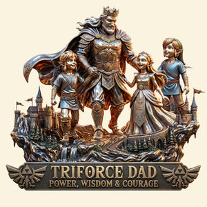 Fantasy King Dad Acrylic Plaque - Personalized Gifts For Dads 04QHTN150526-Homacus