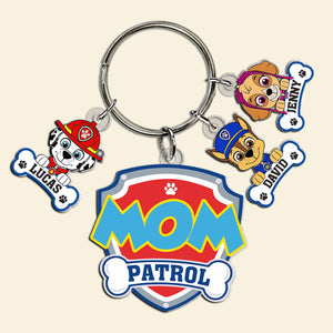 Personalized Gifts For Mom Keychain With Dog Charms 02NATN200424-Homacus