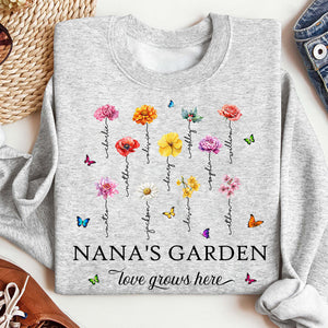 Personalized Gift For Grandma Shirts Birth Month Flower 01ACDT311024-Homacus