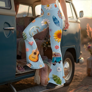 Hippie Flare Leggings Gifts 02pglu200326-Homacus