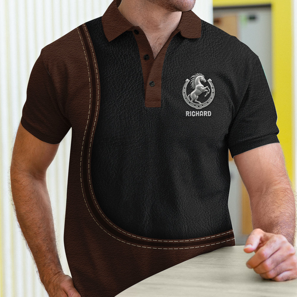 Horse Lover 3D Polo Shirt - Custom Photo Gifts For Horse Riders 04pgqn060825-Homacus