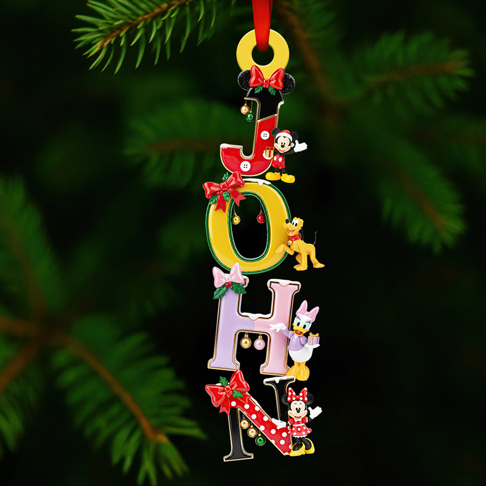 Adorable Alphabet Ornament Personalized Christmas Gifts 01KIDT281025-Homacus