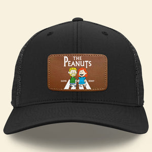 Personalized Gifts For Couple Leather Patch Hat 02actn120724hh-Homacus