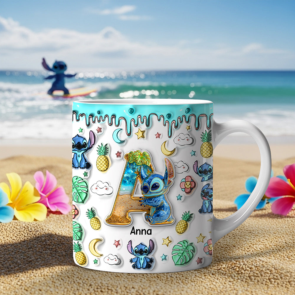 Custom Alphabet Letter Coffee Mug – Personalized Gifts for Cute Monsters 01tgqn110625-Homacus