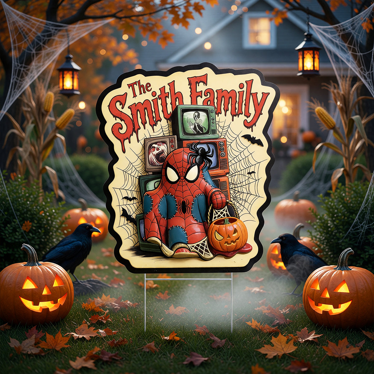 Spooky Halloween Yard Sign - Personalized Gifts For Family 04todt030826-Homacus