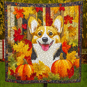 Corgi Dog Christmas Quilt Bed Set Gifts For Dog Lovers 04HUDT051124-Homacus