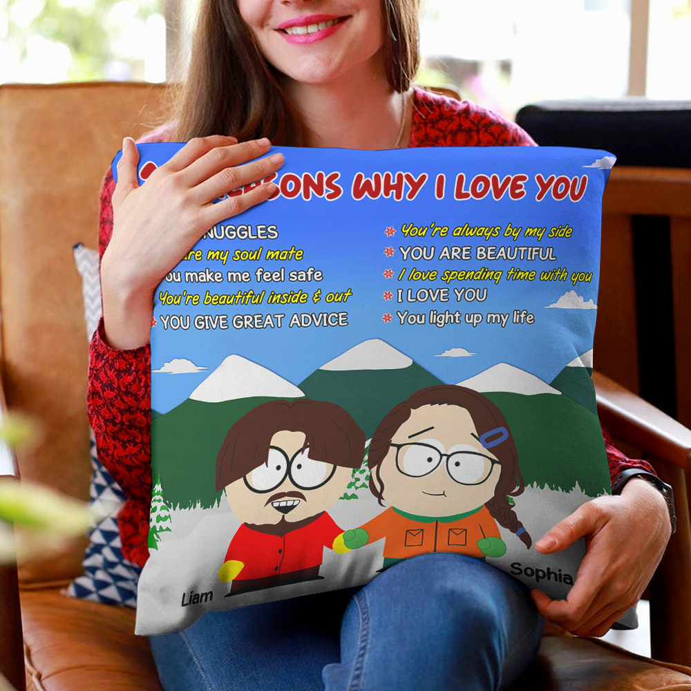 Personalized Gifts For Couple Pillow Winter Christmas 03XQPU051124-Homacus