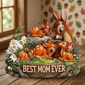 Best Mom Ever Acrylic Plaque - Personalized Gifts For Mom 02TYLU300326-Homacus