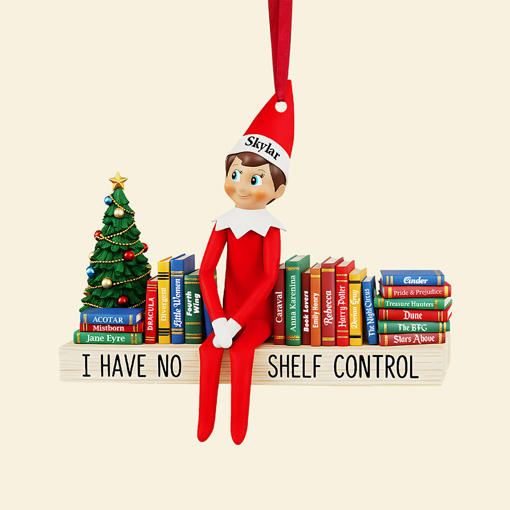 Funny Book Christmas Ornament, Personalized Gifts For Book Lovers 04qhta290825-Homacus