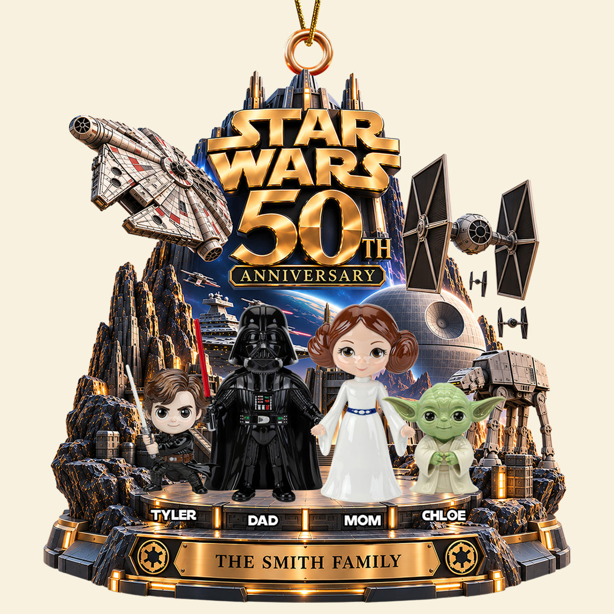 50 Years Of Timeless Memories Ornament - Personalized Anniversary Gift For Family 01OHDT021026-Homacus