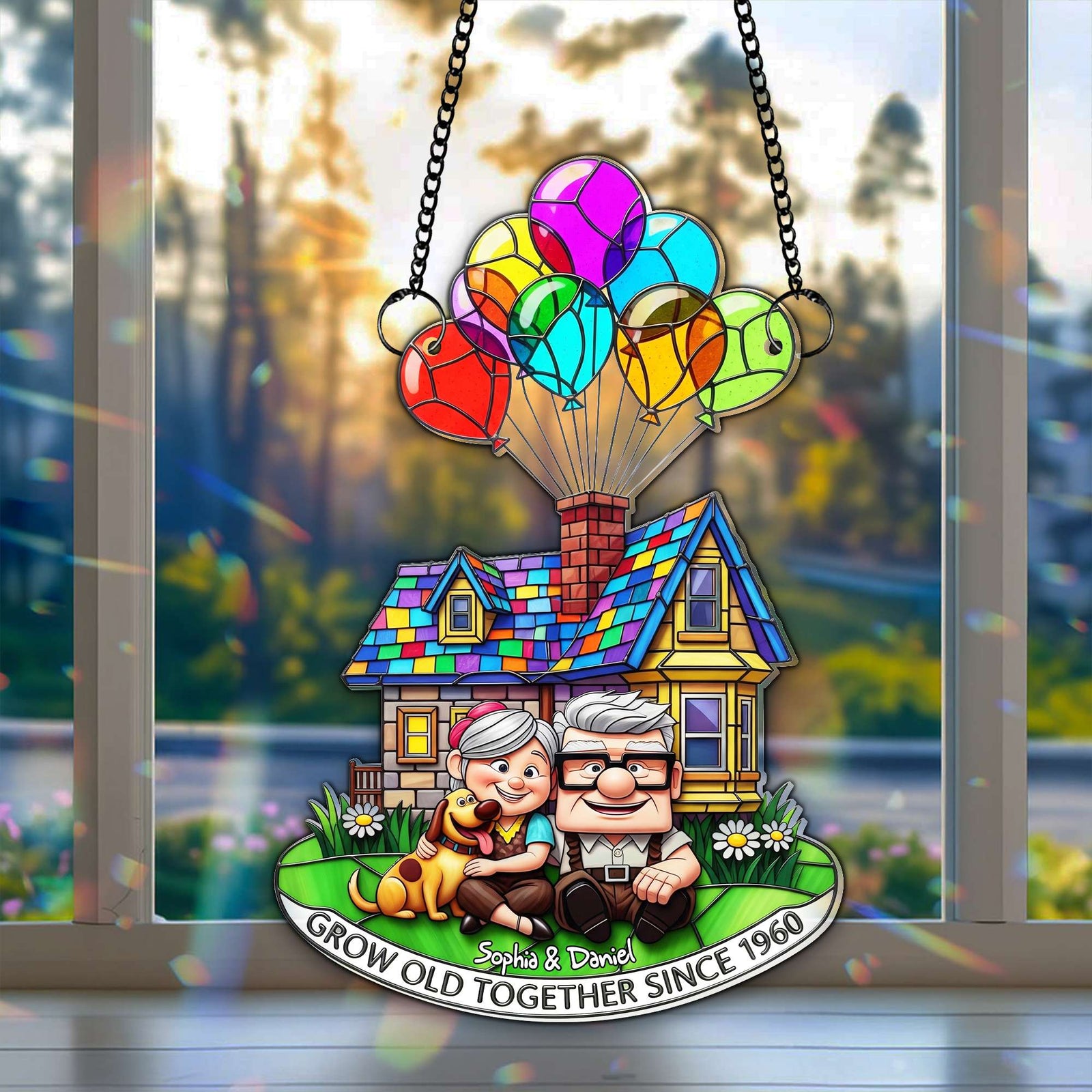 Grow Old Together Suncatcher - Personalized Anniversary Gifts For Old Couples 07OHLU140725-Homacus