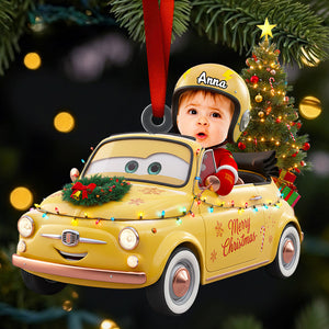 Racing Kids Christmas Ornament Custom Photo Christmas Tree Gifts 01OHDT231025-Homacus