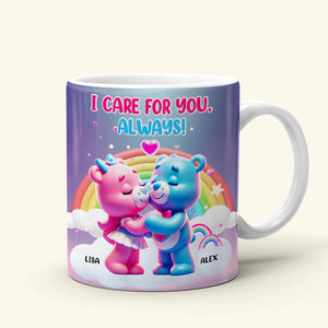 Personalized Gifts For Couple Coffee Mug Bear Couple 01OHMH131224-Homacus