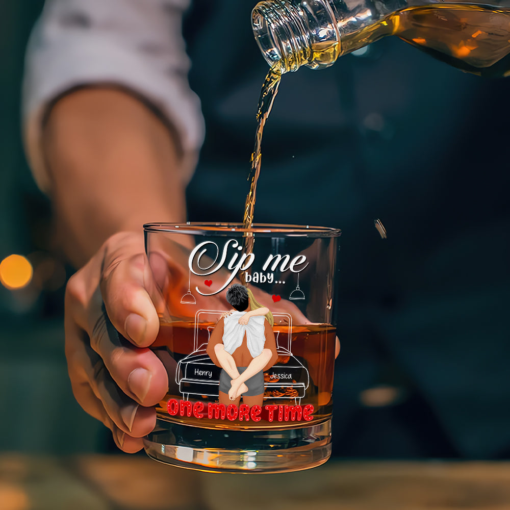 Couple Whiskey Glass - Personalized Gifts 06toqn150125hg-Homacus