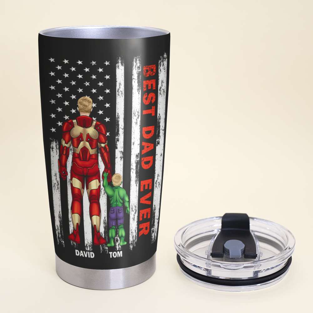 American Dad Tumbler Personalized Gifts For Father's Day 03natn180423tm-Homacus