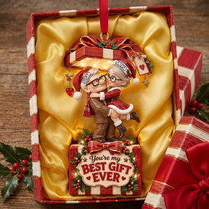 Wrap In Love Acrylic Ornament - Personalized Gifts For Couple 03qhtn180926