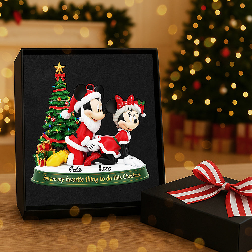 Naughty Claus Couple Christmas Ornament Personalized Gifts For Couple 04OHTA160925-Homacus