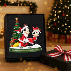 Naughty Claus Couple Christmas Ornament Personalized Gifts For Couple 04OHTA160925-Homacus