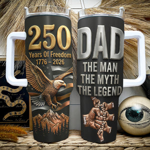 America 250th Anniversary Tumbler - Personalized Gifts For Dad 04naqn020326-Homacus