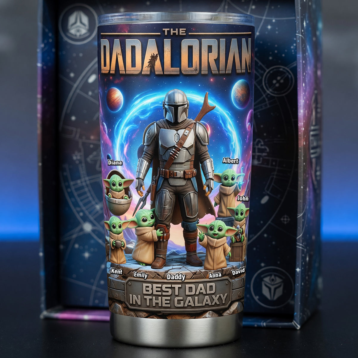 Best Space Dad Tumbler - Personalized Gift For Dads 06TOQN150526-Homacus