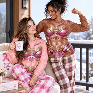 Hot Goddess Breast Cancer Awareness 3D Knitted Ugly Sweater - Personalized Christmas Gifts For Cancer Awareness 02naqn150926-Homacus
