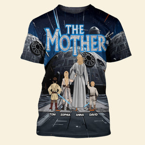 Personalized Gifts For Mom Shirt, Best Mother In The Galaxy 04qhtn120325hhhg-Homacus