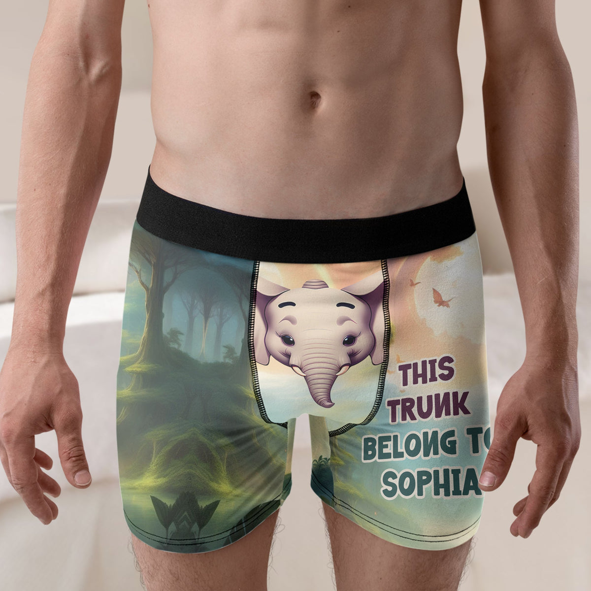 Personalized Gifts For Couple Men's Boxers 06TODT171224-Homacus