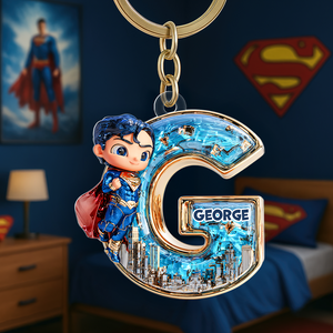 Initial Letter Keychain - Personalized Gifts For You 02tgpu170625-Homacus
