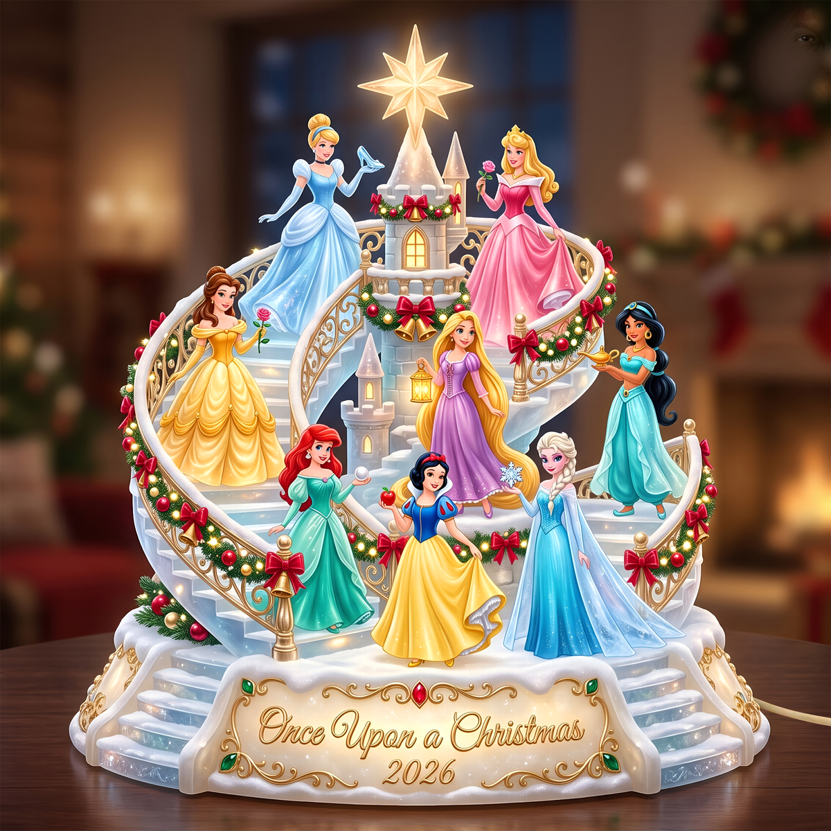 Lovely Fairy Tale Princesses Light Box - Personalized Christmas Gifts 10tyqn211026-Homacus