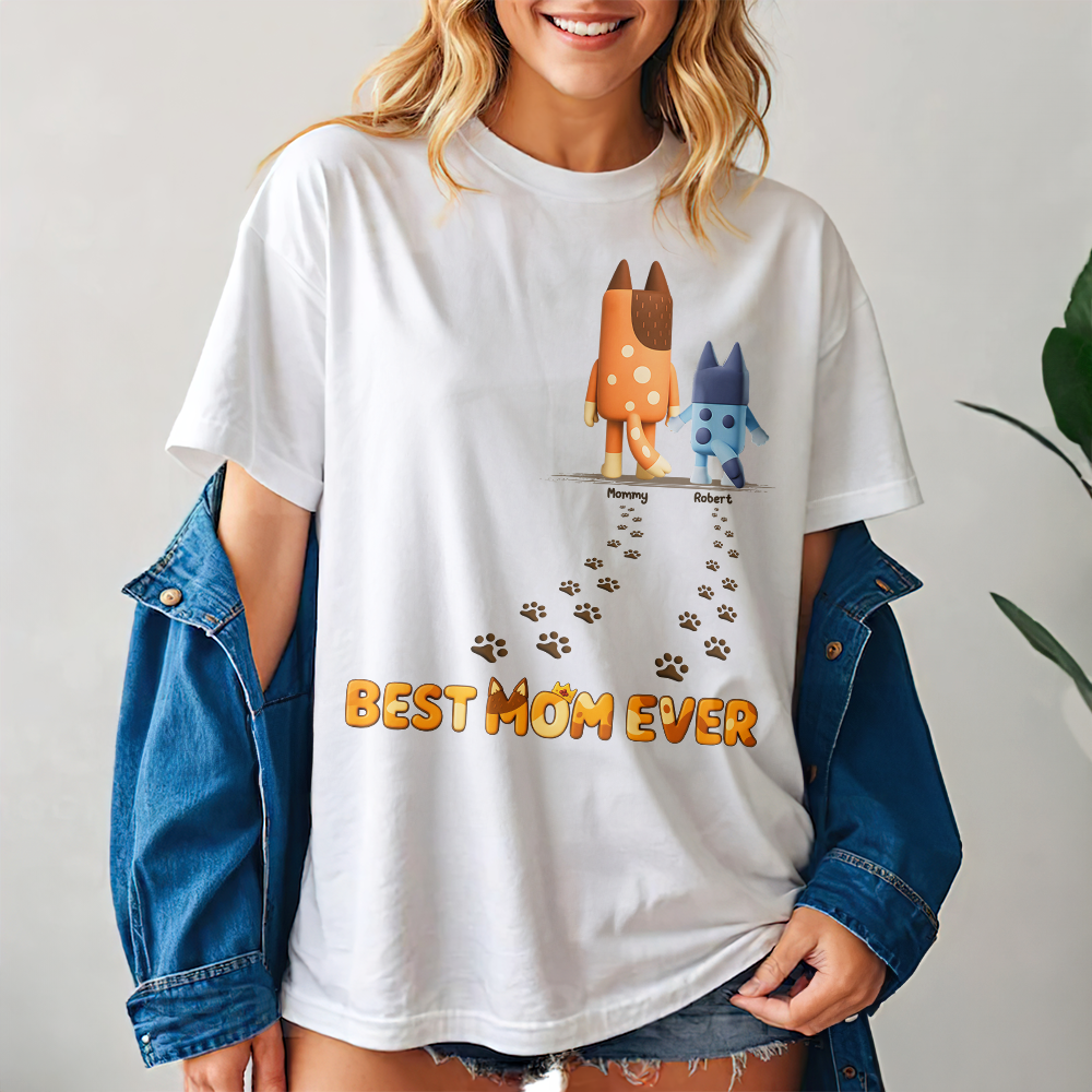 Dog Mom Shirt - Personalized Gifts For Mom 05ohpu090425-Homacus