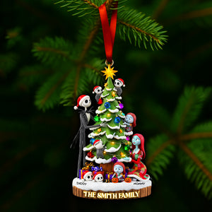 Gothic Christmas Family Ornament - Personalized Gifts For Family 01PALU200925-Homacus