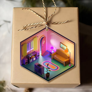 Personalized Gifts For Movie Lover Christmas Ornament Isometric Room 01todt201124-Homacus