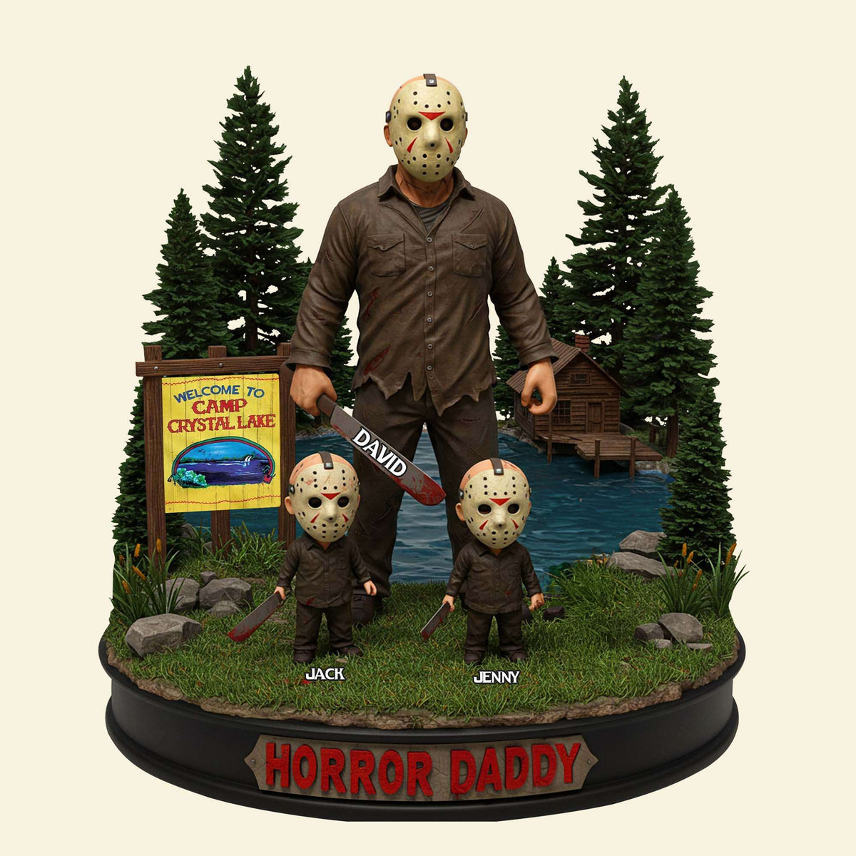 Christmas Horror Dad Acrylic Plaque - Personalized Gifts For Dad 03QHTN050525-Homacus