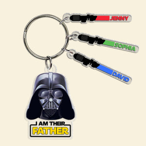 Personalized Gifts For Dad Keychain Lightsword Kids 06NATN031224-Homacus