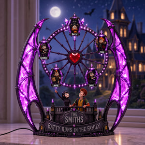 Halloween Family Light Box Personalized Gifts For Spooky Family 05HALU010926