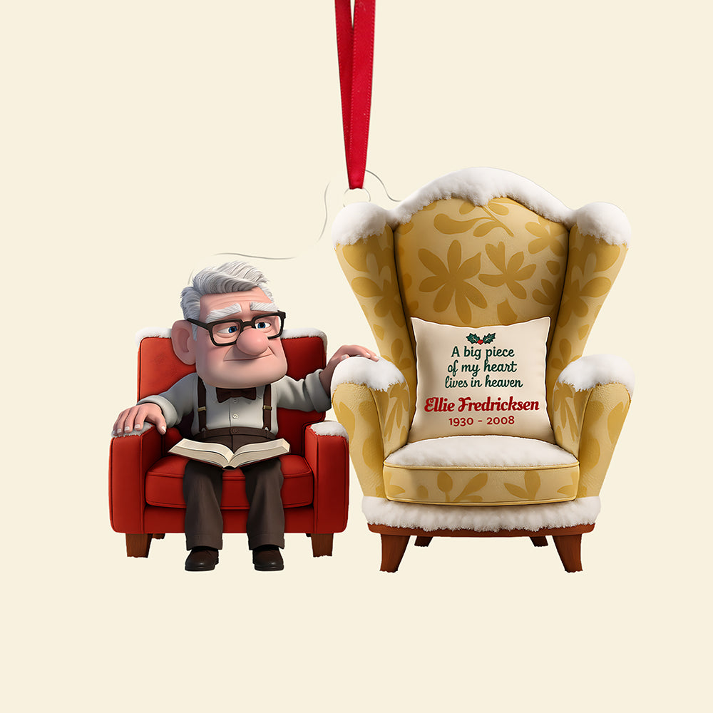 Memorial Couple Ornament - Personalized Gifts For Loved Ones 02ohta220825-Homacus